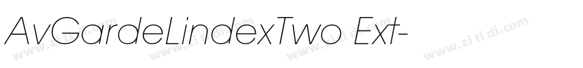 AvGardeLindexTwo Ext字体转换